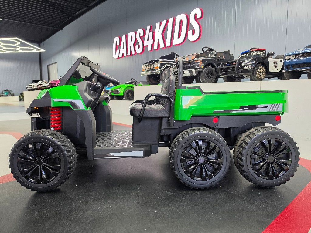 Farmer Truck 6x6 - 4 motors - 24 volt - 2 pers. - met RC, Ophalen of Verzenden, Nieuw, Afstandsbediening