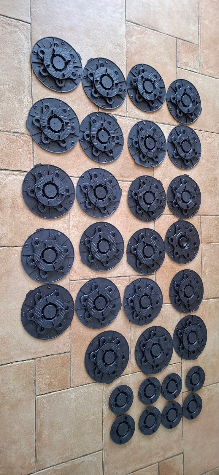 23 Solidor verstelbare tegeldragers (17-23 mm), Ophalen