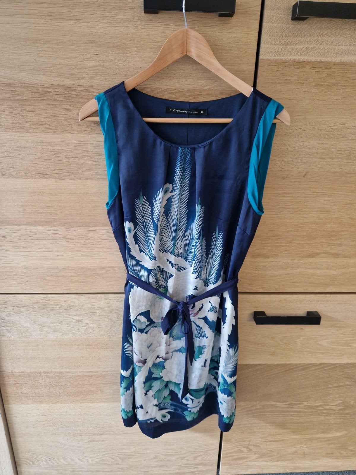 Steps jurk maat 40 met mooie print, Kleding | Dames, Maat 38/40 (M), Meerkleurig, Ophalen of Verzenden, Steps