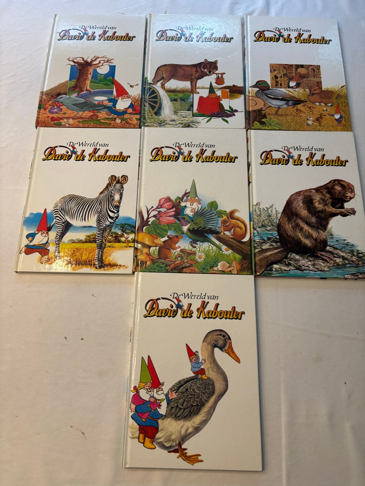 De Wereld van David de Kabouter 7 boeken 1,3,5,11,14,15,16!, Boeken, Ophalen of Verzenden, Gelezen, Sprookjes