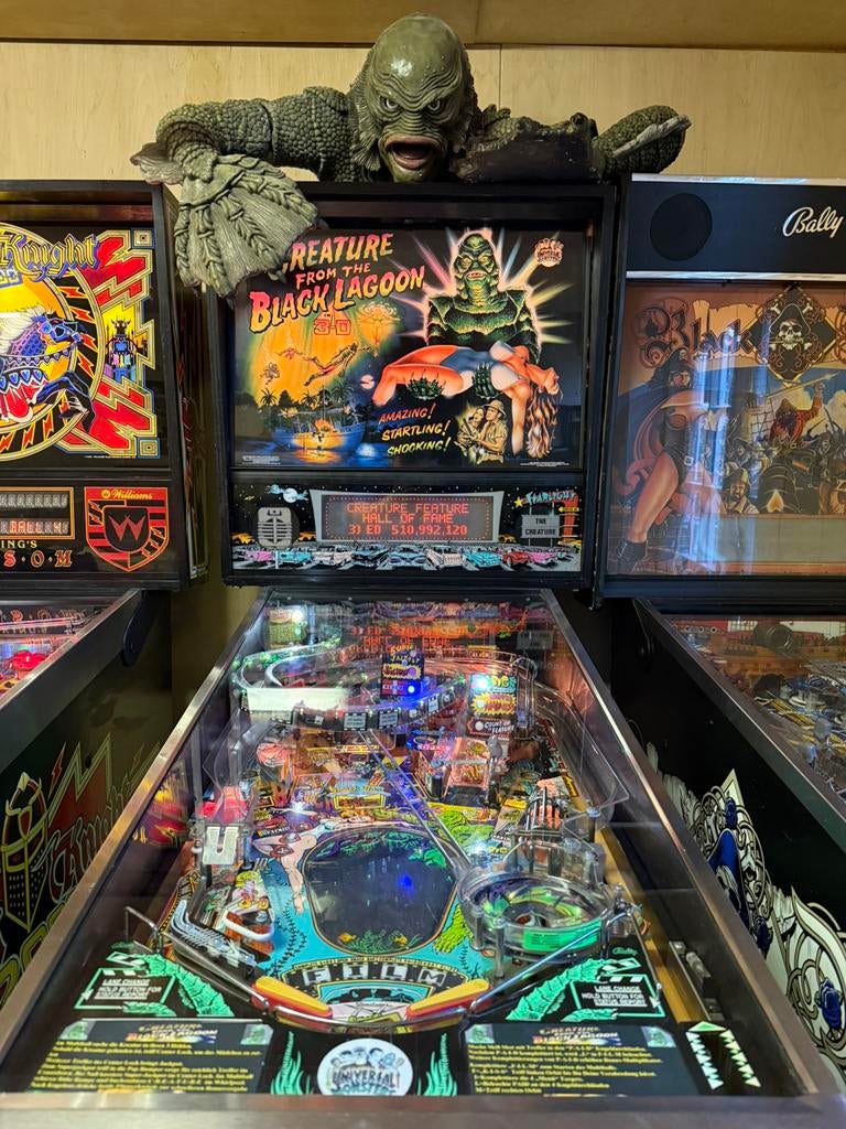 Creature from the black lagoon Bally 1993 inc. topper, Verzamelen, Automaten | Flipperkasten, Ophalen, Gebruikt, Bally, Dot-matrix