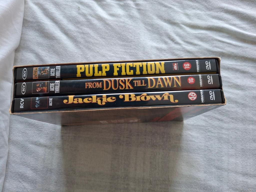 The Quentin Tarantino Collection DVD Boxset, Vanaf 16 jaar, Ophalen of Verzenden, Zo goed als nieuw, Actiethriller