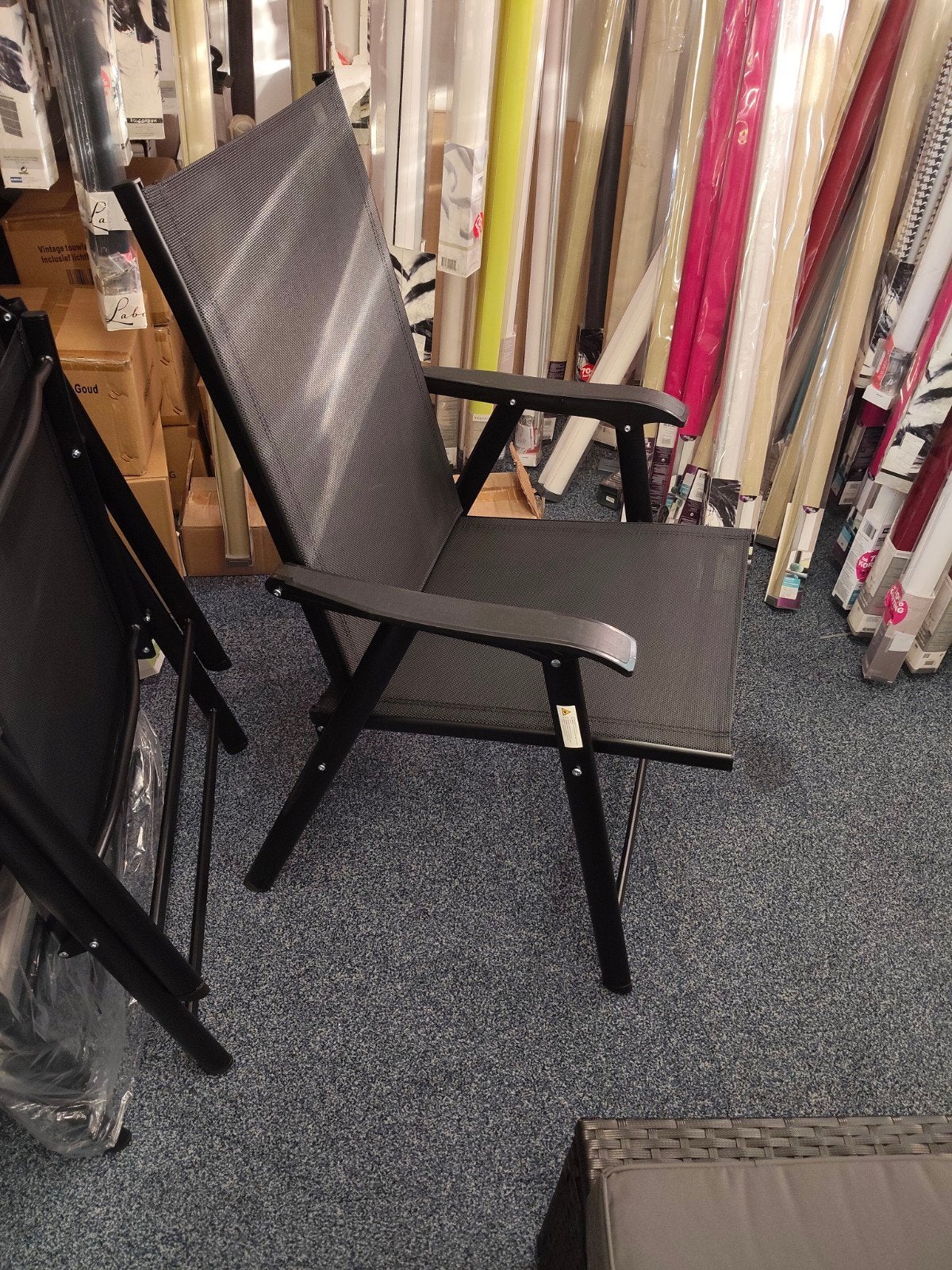 Aangeboden Nieuwe Opvouwbare Tuinstoelen / Camping stoelen, Ophalen, Nieuw, Aluminium