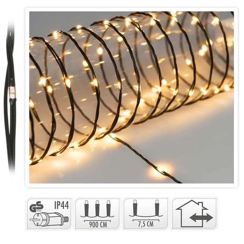 LED Verlichting 120 LED - 9 meter - extra warm wit - Nieuw, Ophalen of Verzenden, Nieuw