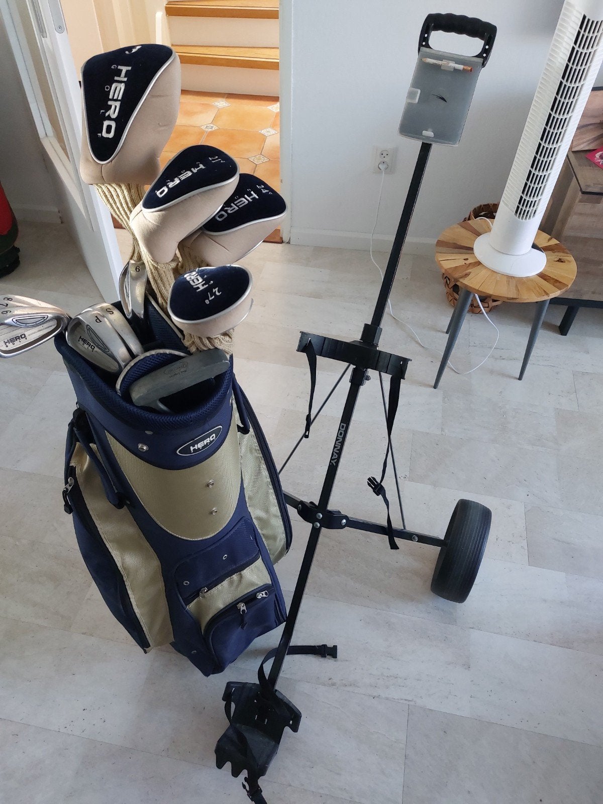 Complete Hero Golfset heren- Rechtshandig, Ophalen, Gebruikt, Set, Overige merken