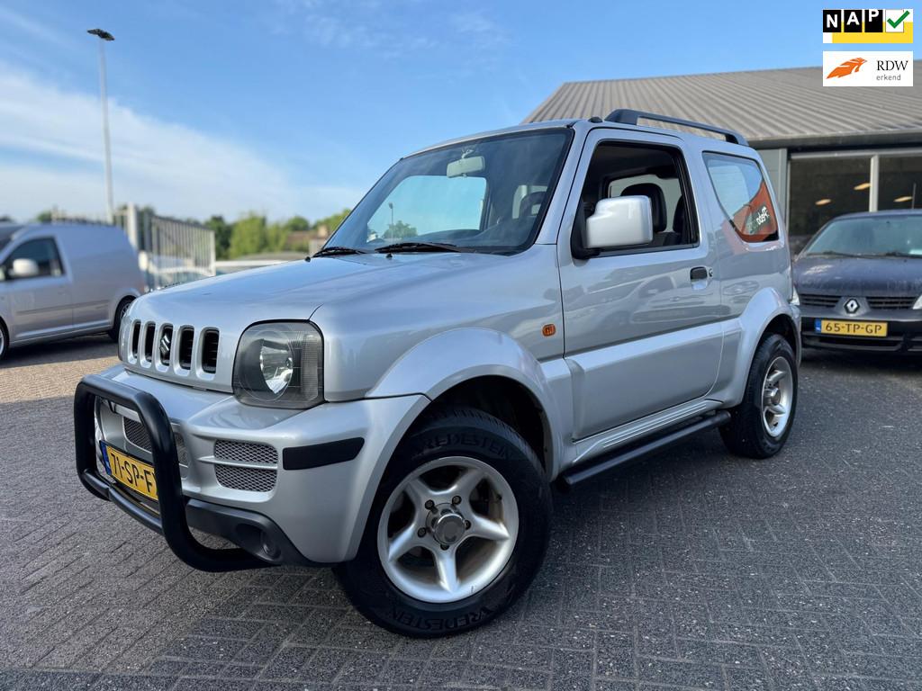 Suzuki Jimny 1.3 JLX*4WD*Apk 5-2027*Nl auto!, Zwart, 4 stoelen, Bedrijf, Vierwielaandrijving