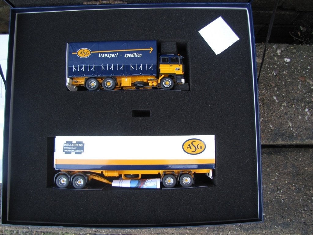 Tekno Daf 2800 LZV ASG Hellgrens, exclusieve uitgave., Hobby en Vrije tijd, Ophalen of Verzenden, Nieuw, Bus of Vrachtwagen, Tekno
