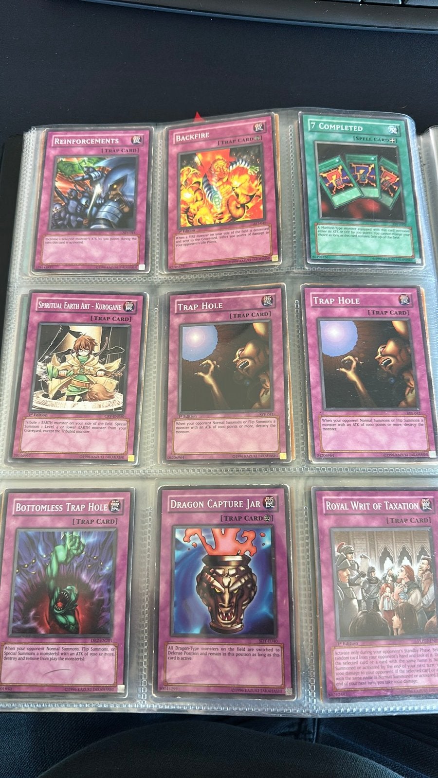 Grote verzameling Yu-Gi-Oh! kaarten in map, Ophalen of Verzenden, Gebruikt