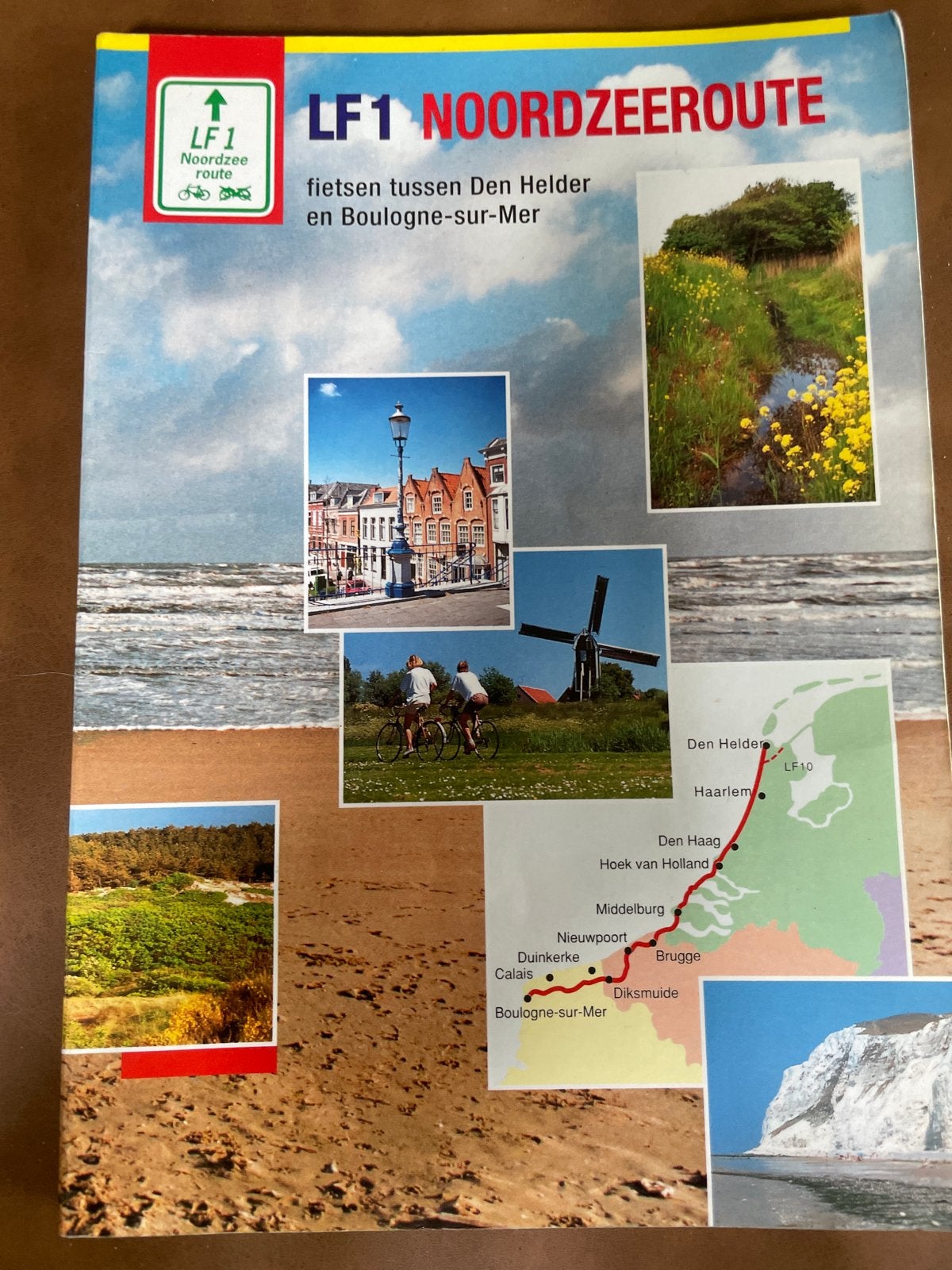 LF1 Noordzeeroute Fietsgids: Den Helder - Boulogne-sur-Mer, Boeken, Fiets- of Wandelgids, Europa, Ophalen of Verzenden, Gelezen