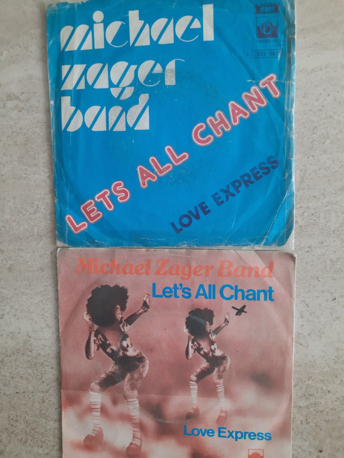 2x vinyl singels van Michael Zager Band, Ophalen of Verzenden