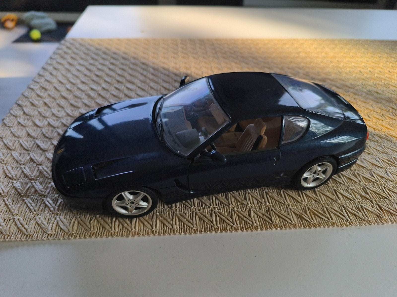 Ferrari 456GT (1992) Bburago 1:18, Ophalen of Verzenden, Zo goed als nieuw, Auto, Bburago