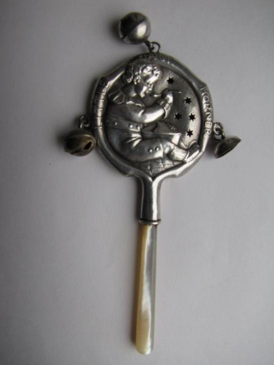 Rammelaar bellen blazer, Verzenden, Zilver
