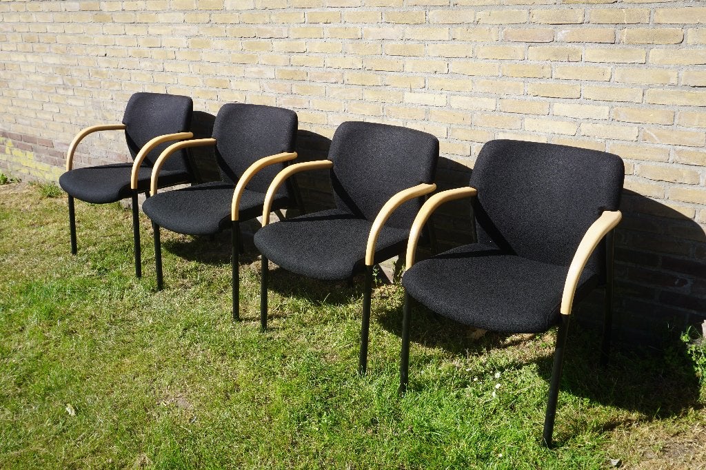 6 vergaderstoelen conferentiestoelen stoelen