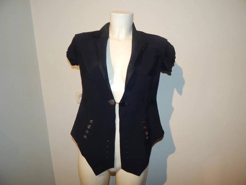 High Use apart stretch jasje kort model aparte details D40, Maat 38/40 (M), Verzenden, Zwart, HIgh Use