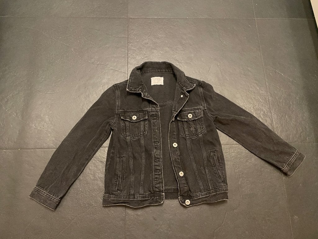 Zara spijkerjas maat 152, Kinderen en Baby's, Kinderkleding | Maat 152, Meisje, Ophalen of Verzenden, Zo goed als nieuw, Zara