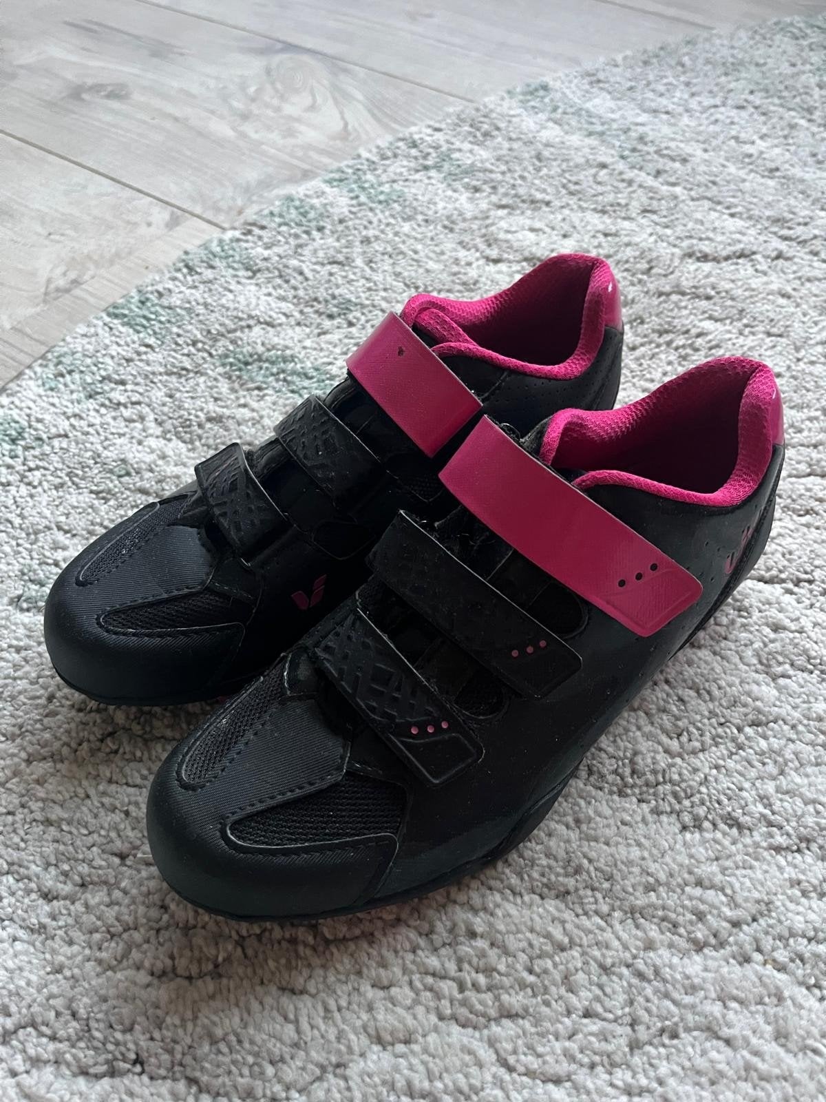 Wielrenschoenen dames maat 39 - Zwart/Roze, Sport en Fitness, Wielrennen, Ophalen of Verzenden, Schoenen