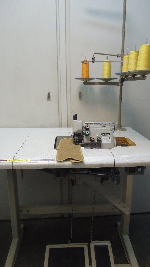 Industrie Lockmachine Brother  5 draads 2 naalds, Gebruikt, Ophalen of Verzenden, Lockmachine, Industrieel