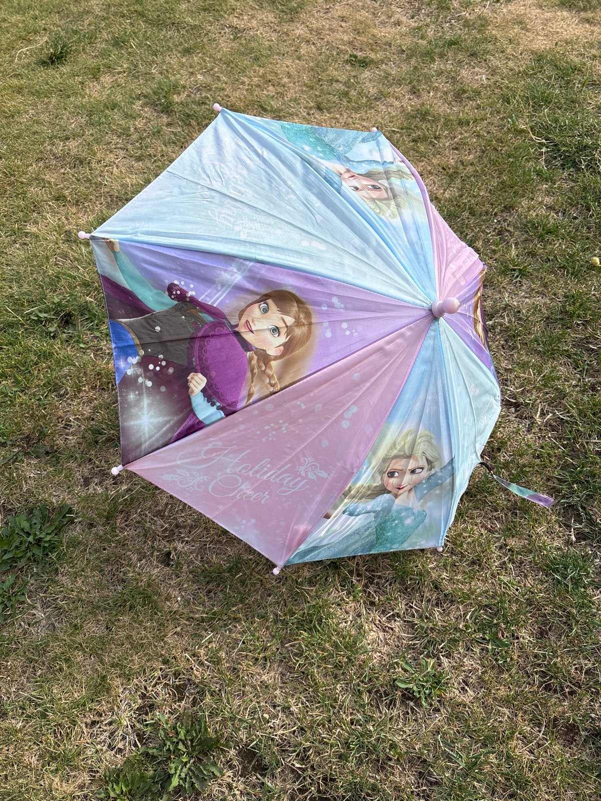 Disney Frozen paraplu met Anna en Elsa, Ophalen, Gebruikt, Roze