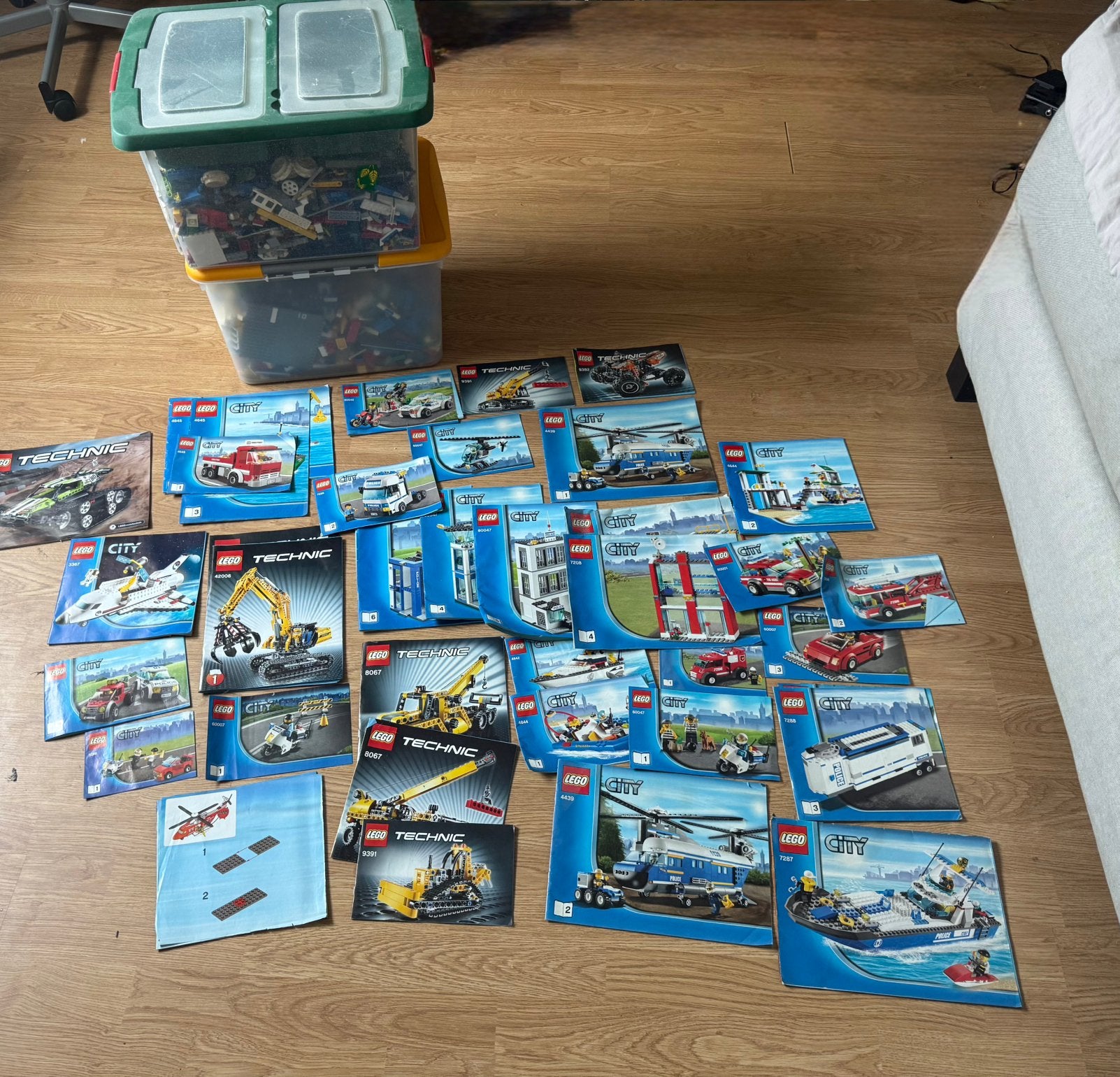 Grote partij LEGO City & Technic – veel sets, Ophalen, Gebruikt, Overige thema's, Lego