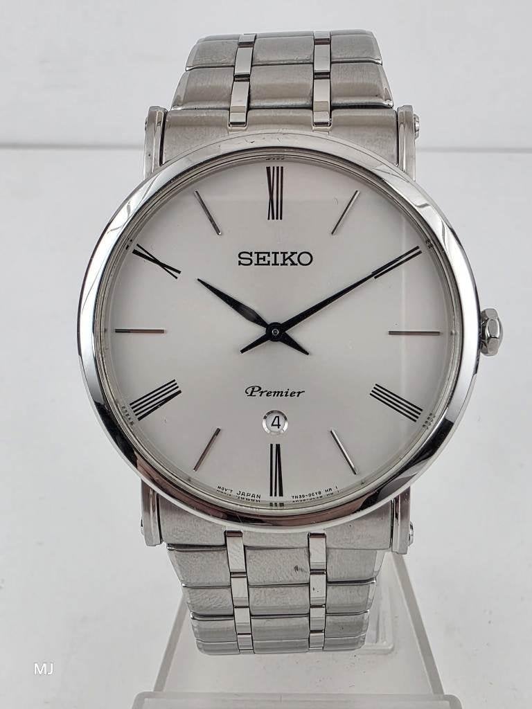 Seiko Premier herenhorloge                               H34, Gebruikt, Staal, ., Polshorloge