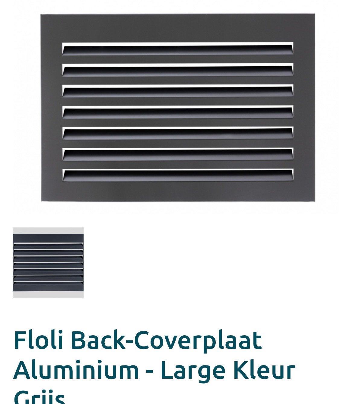 Achterpaneel voor omkasting airco warmtepomp 85 x 110 Grijs, Ophalen of Verzenden, Zo goed als nieuw, Wandairco, 3 snelheden of meer