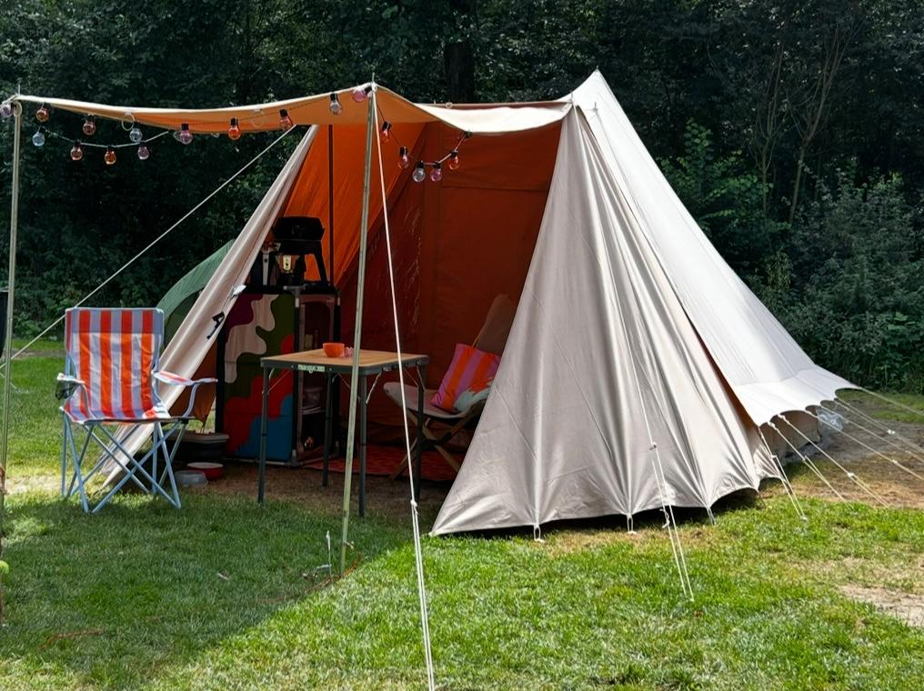 Piramide tent, katoen, Ophalen, Gebruikt, Tot en met 4