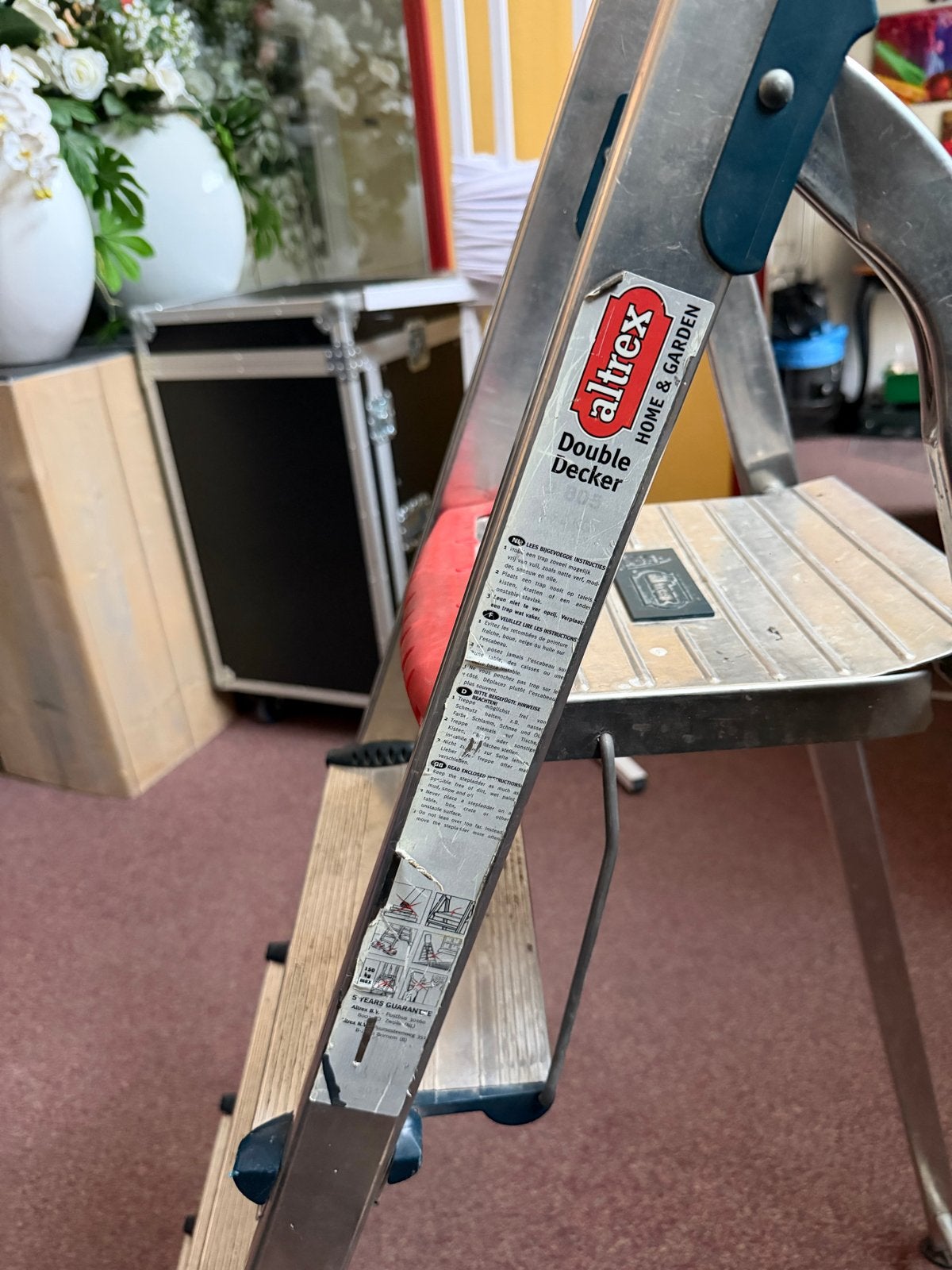 Altrex Double Decker Trap - Zo goed als nieuw, Doe-het-zelf en Verbouw, Ophalen of Verzenden, Zo goed als nieuw, Trap, Minder dan 2 meter
