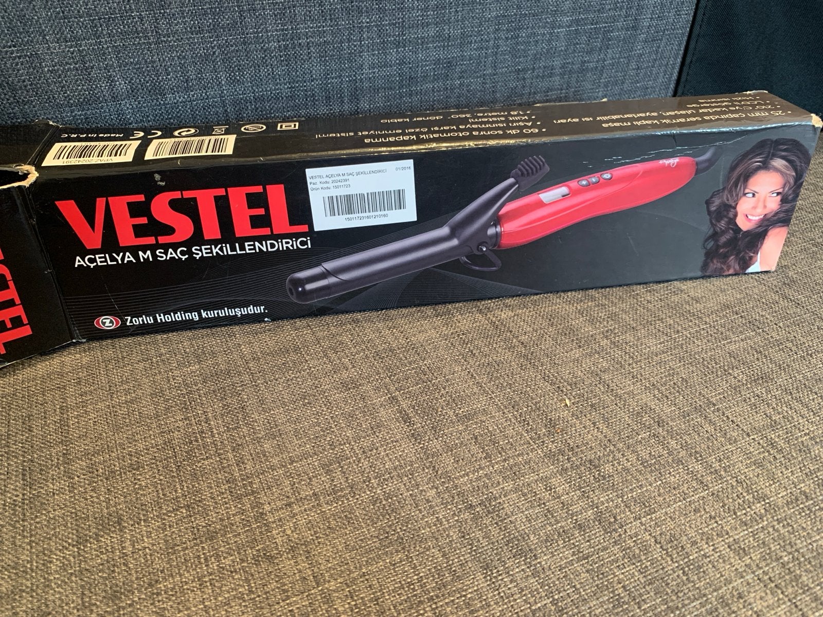 VESTEL M Krultang - Nieuw in doos, 25mm keramisch, Ophalen of Verzenden, Nieuw, Haarverzorging