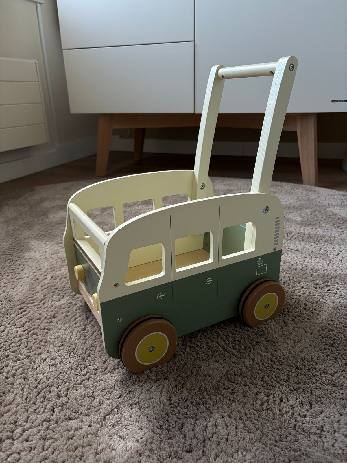 Little Dutch loopwagen vintage bus, Kinderen en Baby's, Ophalen, Zo goed als nieuw, Overige typen, Met wieltjes