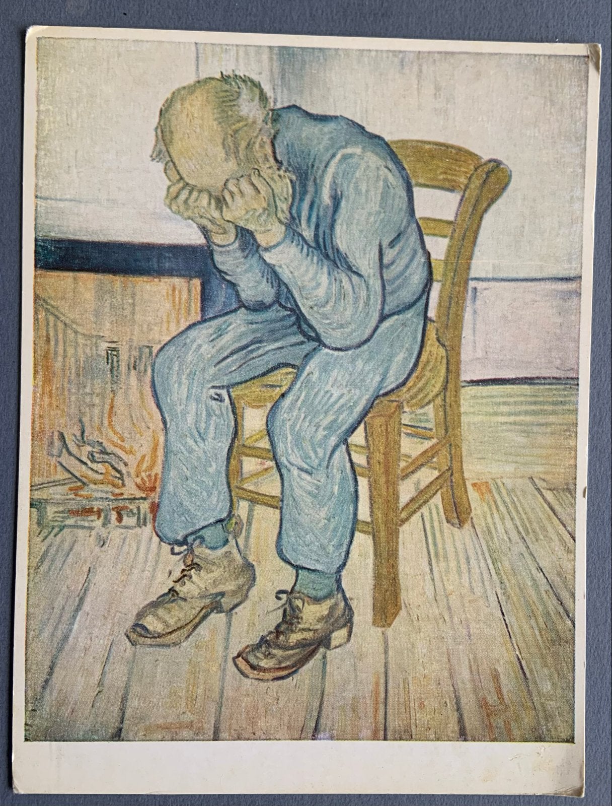 Vincent van Gogh - Treurende man, Verzenden, 1940 tot 1960, Ongelopen, Overige thema's