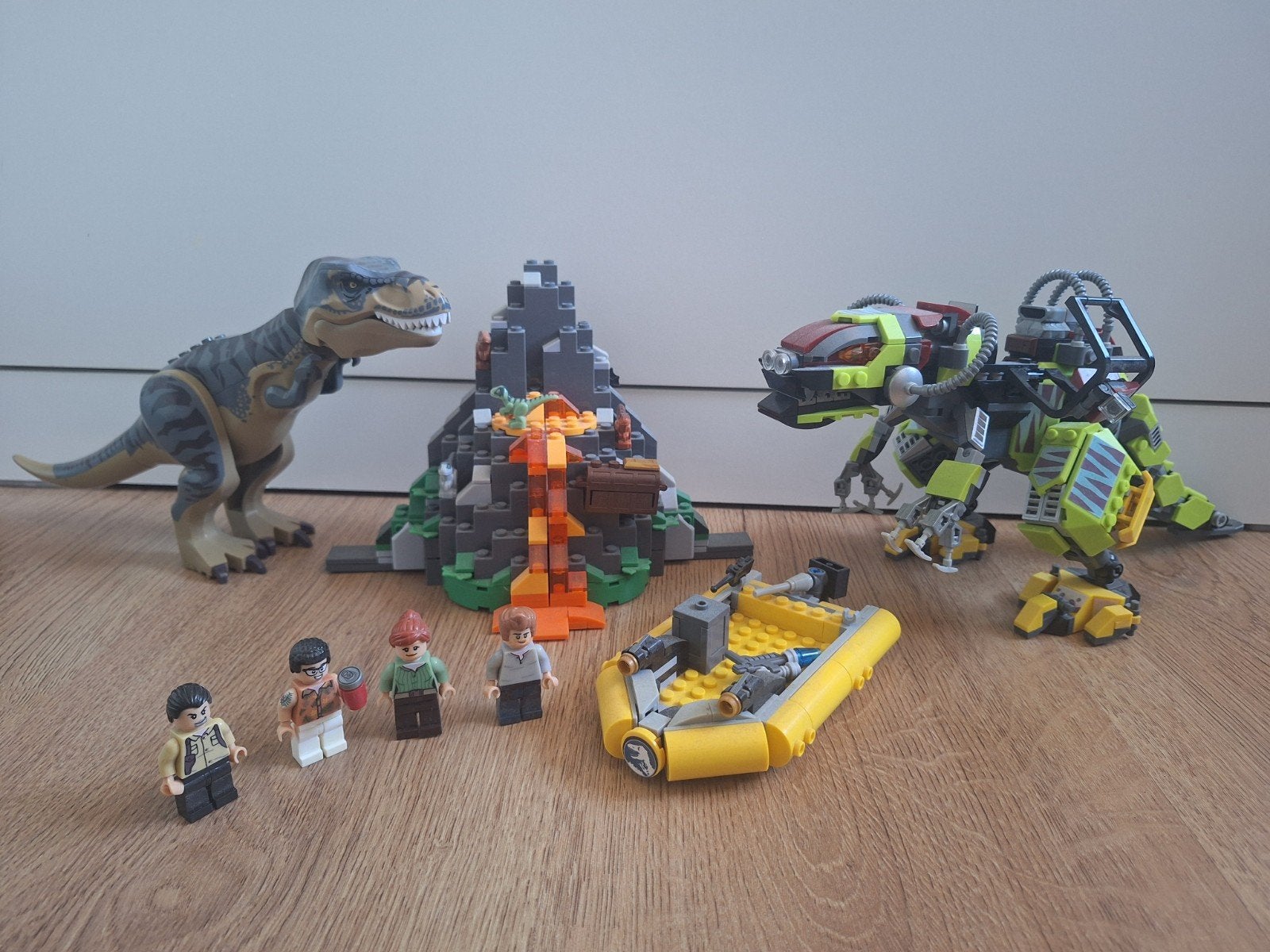 dino lego compatible, Ophalen, Jurassic World, Inclusief minifiguren, Zo goed als nieuw
