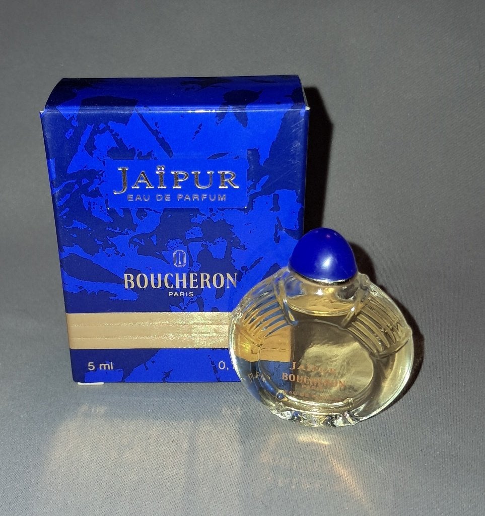 Mooie parfum mini -  Boucheron Jaipur + Doosje, Ophalen of Verzenden, Zo goed als nieuw, Miniatuur, Gevuld
