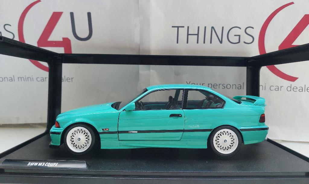 Solido 1:18 BMW M3 (E36) Coupe bouwjaar 1991 mintgroen, Ophalen of Verzenden, Nieuw, Auto, Solido