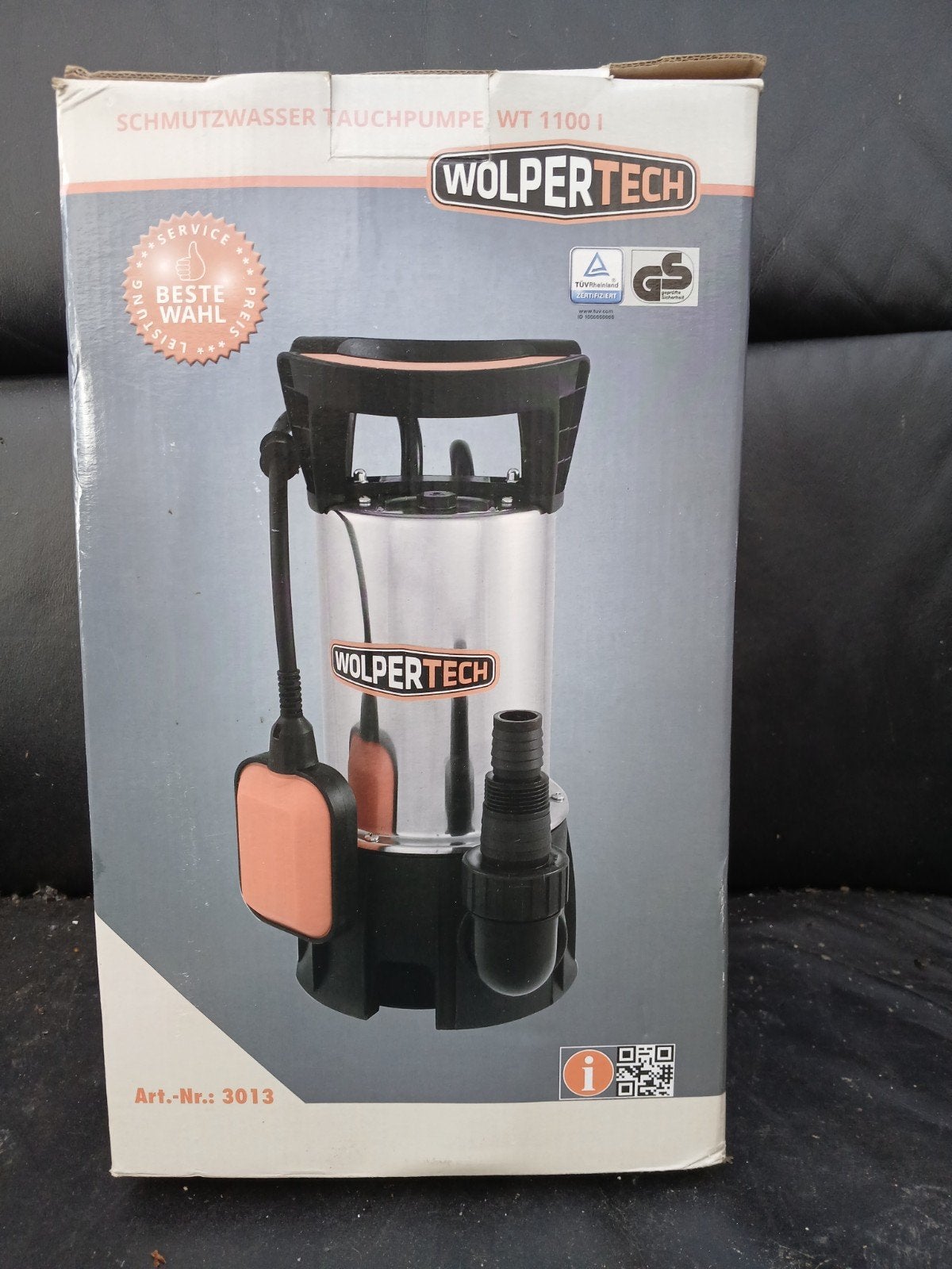 Wolpertech WT 1100 I Dompelpomp - Nieuw in doos, Tuin en Terras, Waterpompen, Ophalen, Nieuw, Elektrisch, Dompelpomp