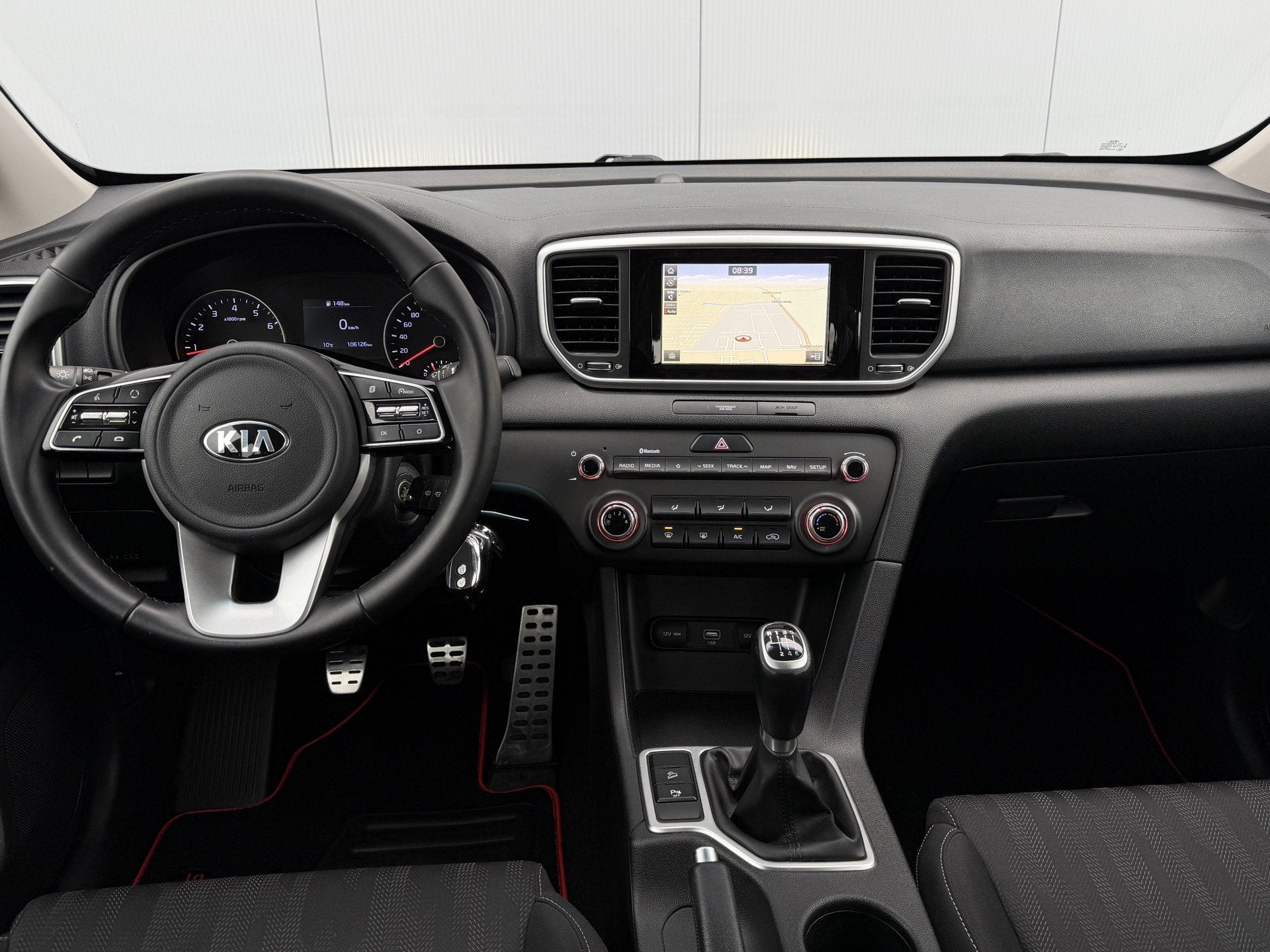 Kia Sportage 1.6 GDI DynamicLine Carplay/Trekhaak/19inch., Voorwielaandrijving, Stof, Gebruikt, 4 cilinders