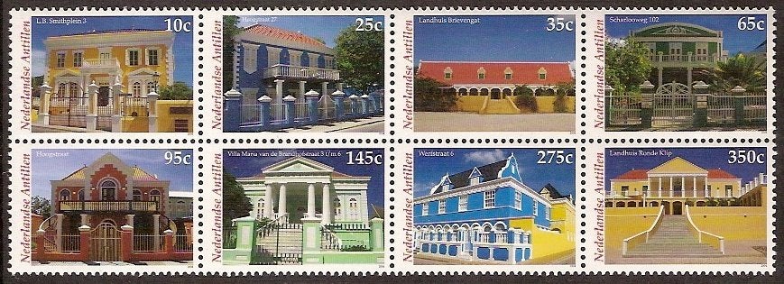 Nederlandse Antillen 1487/94 postfris Landhuizen 2004, Ophalen of Verzenden, Postfris