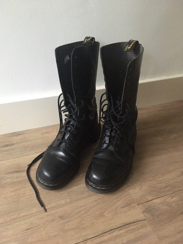 Dr. Martens hoge laarzen - Zwart - Maat 38, Ophalen, Gedragen, Zwart, Hoge laarzen