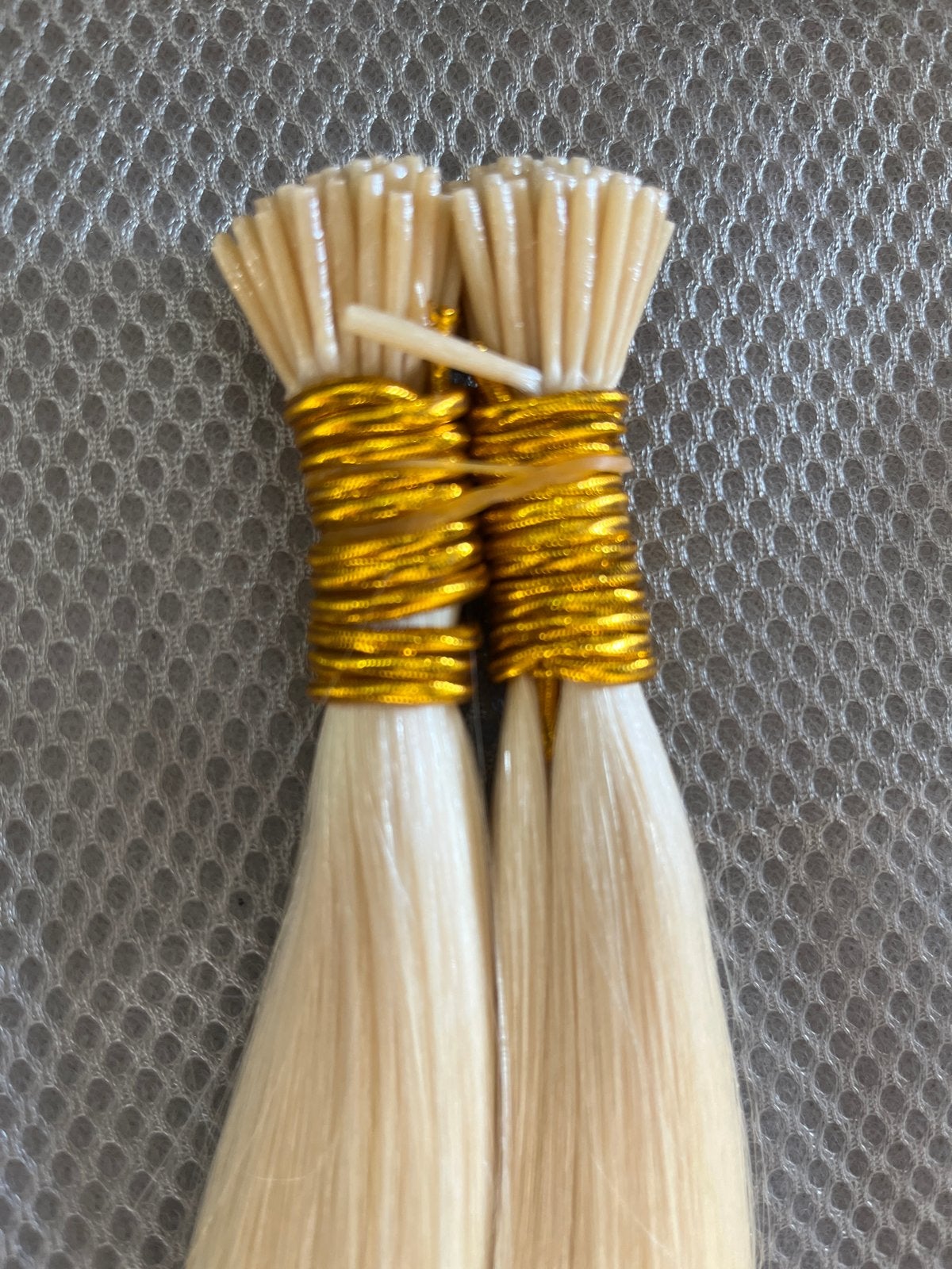 Haarverlenging - Blond I-Tip Extensions 65 cm lang, Ophalen of Verzenden, Nieuw, Pruik of Haarverlenging