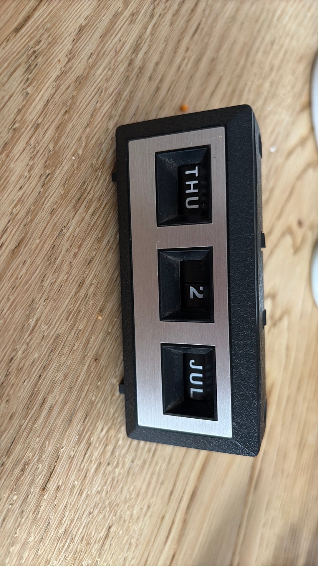 Datum roller, Ophalen of Verzenden, Zo goed als nieuw, Zwart, Overige typen