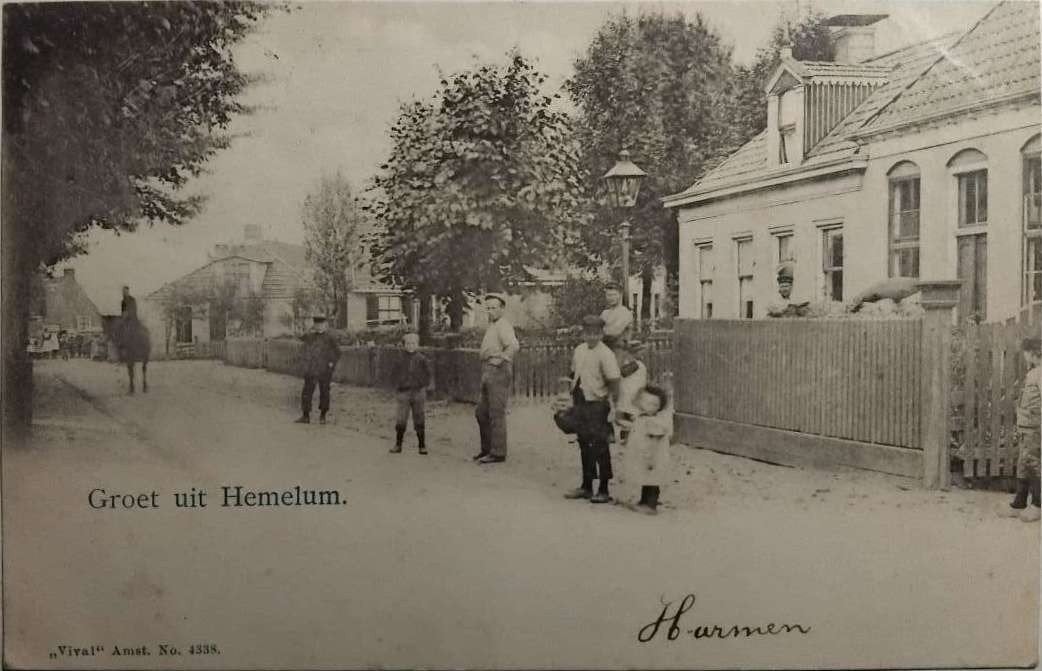 Hemelum (Friesland) - Vivat 1903 / Stempel Warns, Ophalen of Verzenden, Voor 1920, Gelopen, Friesland