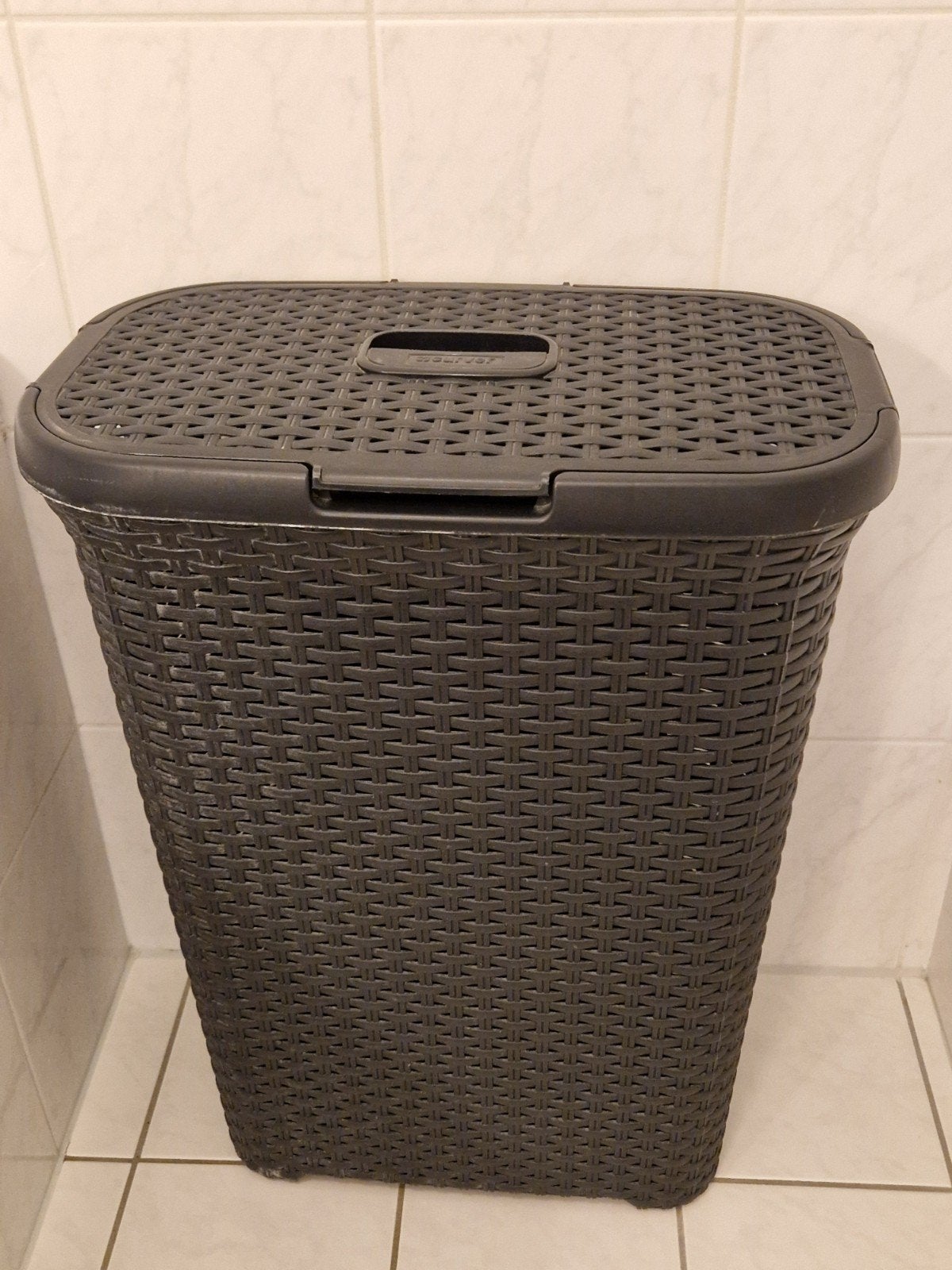 Wasmand Curver, donkergrijs, zo goed als nieuw, Ophalen, Zo goed als nieuw, Grijs