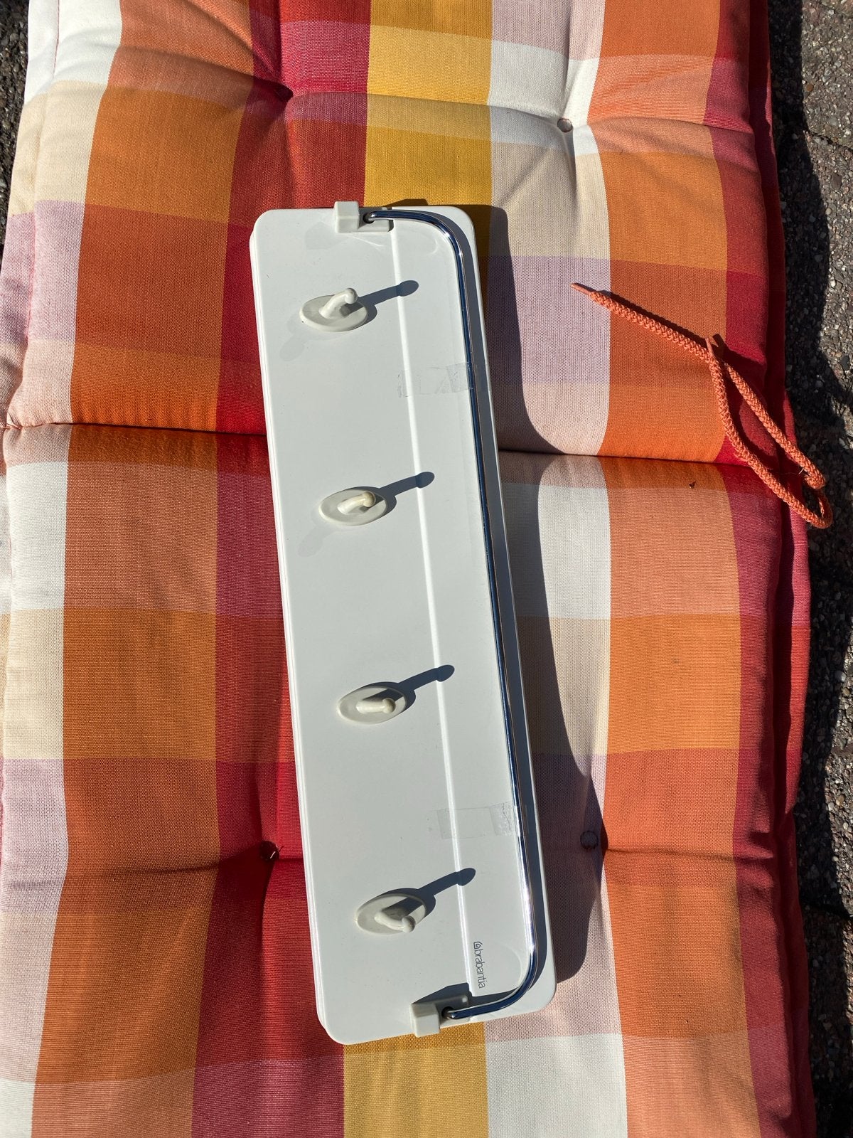 Brabantia wandkapstok met 4 haken vintage, Wandkapstok, Gebruikt, Ophalen of Verzenden, Minder dan 100 cm