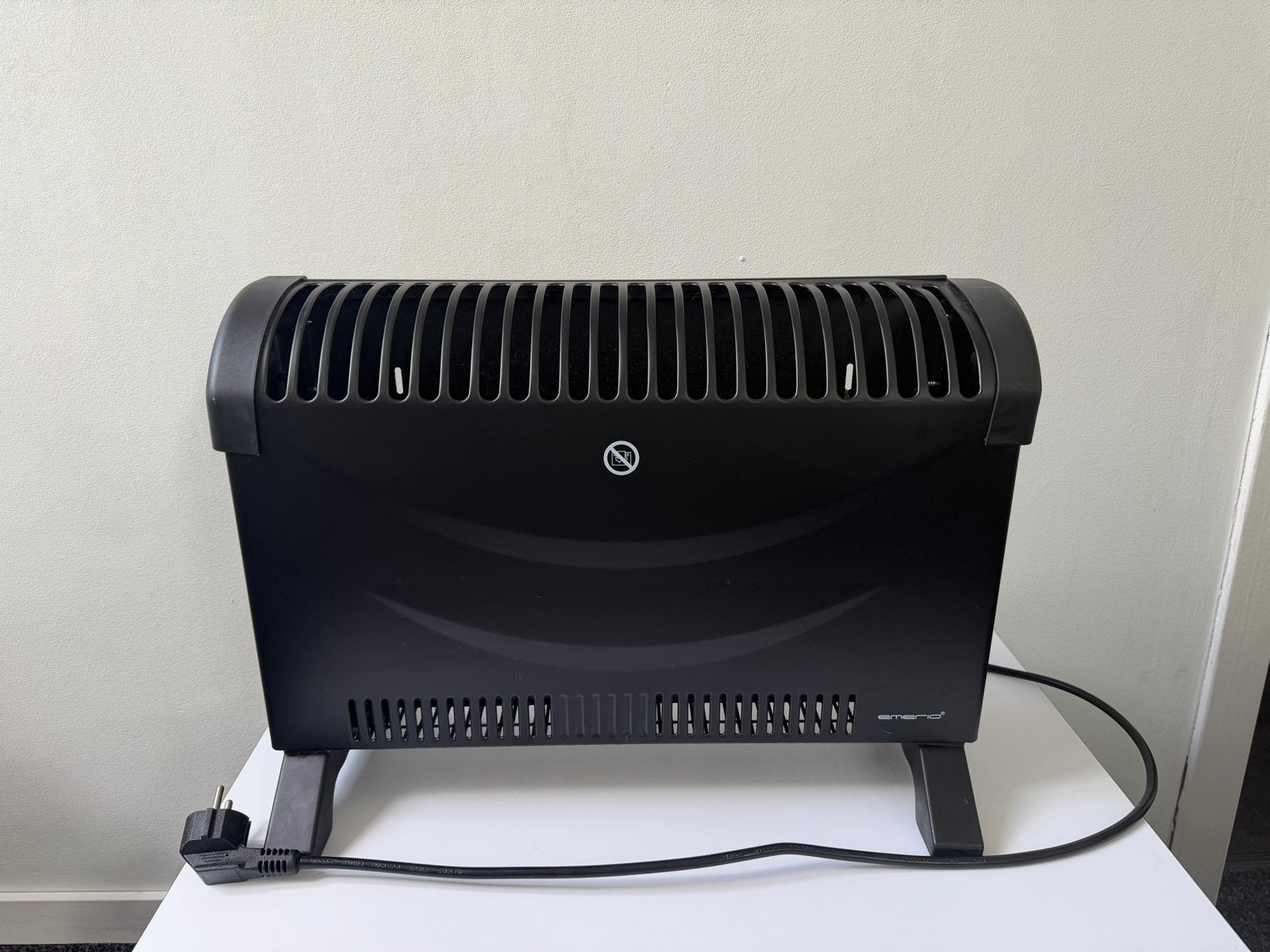 Elektrische kachel tot 2000W - Zwart, 30 tot 80 cm, Kachel, Ophalen of Verzenden, Zo goed als nieuw