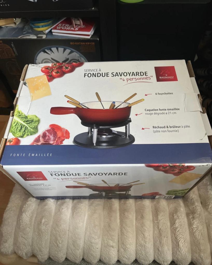 Fondue Set, Overige typen, Verzenden, Nieuw, Rood