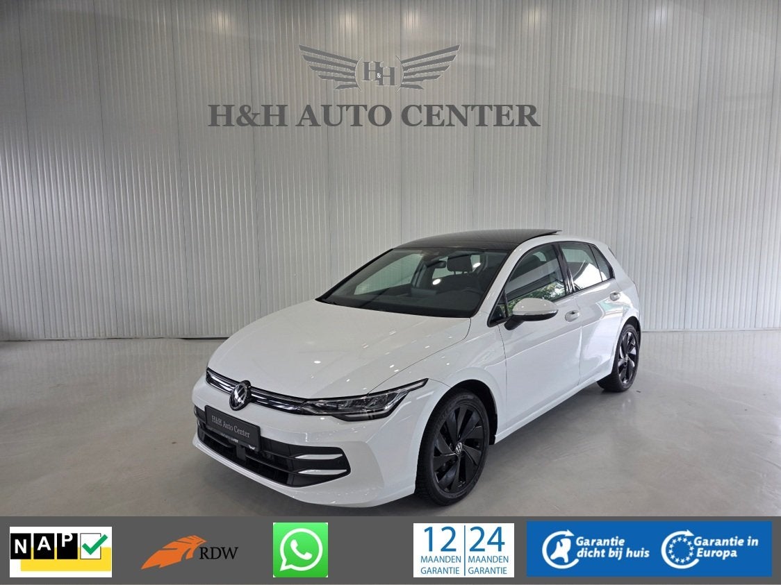 Volkswagen Golf 1.5 eTSI Life Edition |Fabrieksgarantie|Carp, Auto's, Stof, Wit, Bedrijf, Geïmporteerd