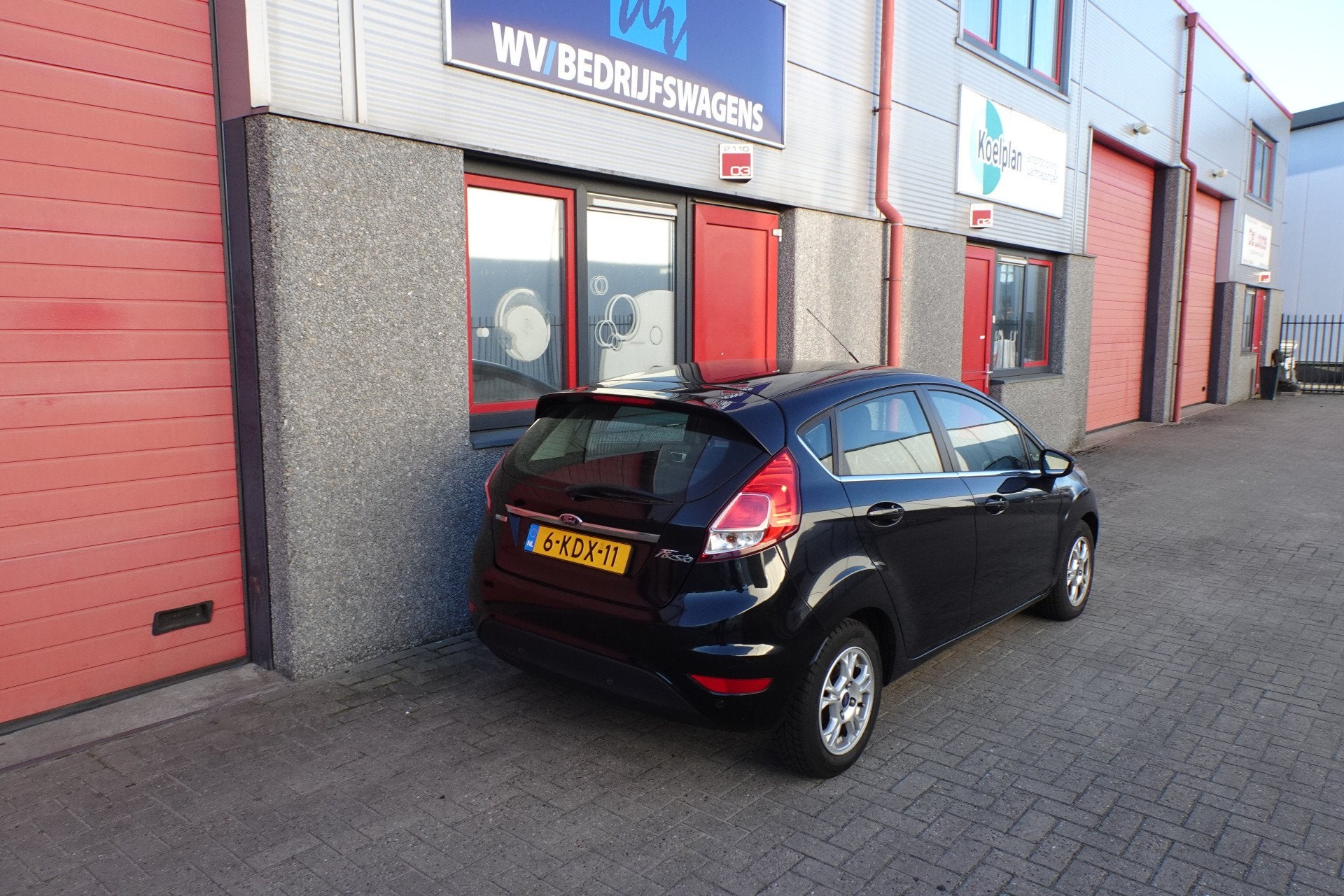 Ford Fiesta 1.6 TDCi Lease Titanium clima (bj 2013), Voorwielaandrijving, Euro 5, Stof, Gebruikt