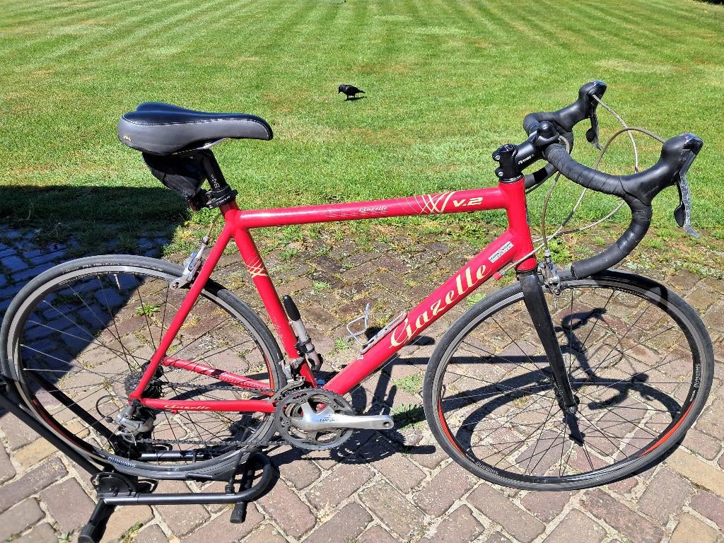 Gazelle V2 Tiagra triple maat XL57, 28 inch, Gebruikt, Velgrem, Aluminium