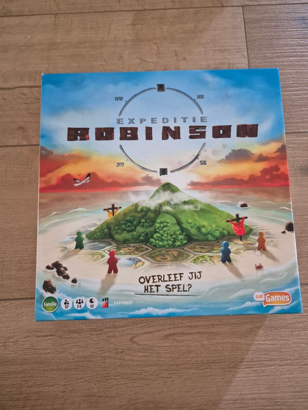 Expeditie Robinson Bordspel - Overleef jij het spel?, Vijf spelers of meer, Ophalen of Verzenden, Gebruikt, Just Games