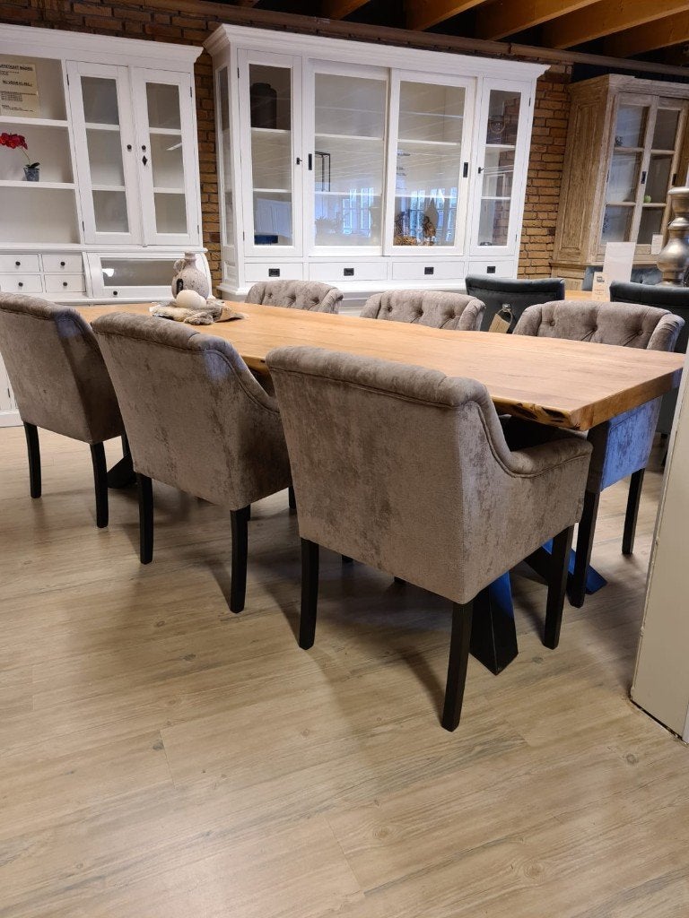 *ACTIE* Landelijke Eetkamerstoel Nikky Stel Zelf Samen (2), Overige kleuren, Ophalen of Verzenden, Stof, Vijf, Zes of meer stoelen