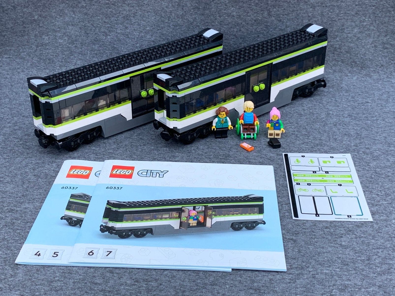 Lego city trein 60337 passagiers en restaurant wagon nieuw, City, Lego, Nieuw, Ophalen of Verzenden